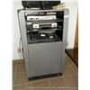 Image 1 : MEDIA CABINET W/ CONTENTS