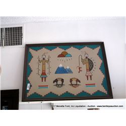 SAND PAINTING, 24"X36"