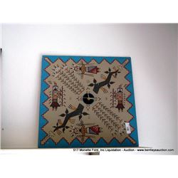 SAND PAINTING, 20"X20"