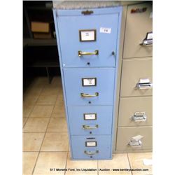 REMINGTON RAND 4-DRAWER FILE CABINET