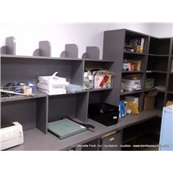 SHELVING & DESK UNIT
