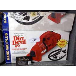 DIRT DEVIL HAND VACUUM CLEANER