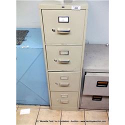 HON 4-DRAWER FILE CABINET