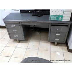 STEELCASE METAL DESK