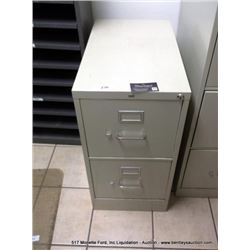 HON 2-DRAWER FILE CABINET