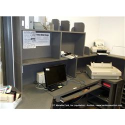 OFFICE DESK & SHELVING UNIT