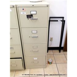 HON 4-DRAWER FILE CABINET