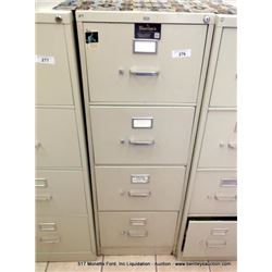 HON 4-DRAWER FILE CABINET