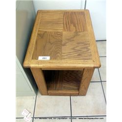 WOOD END TABLE