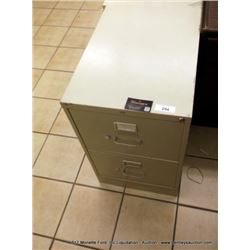 HON 2-DRAWER FILE CABINET