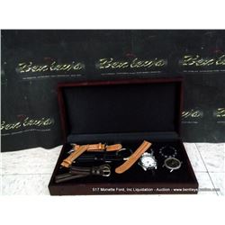 LOT: WATCH, BANDS, BOX/CASE