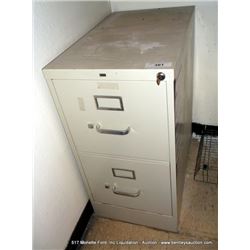 HON 2-DRAWER FILE CABINET