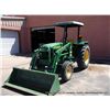 Image 1 : JOHN DEERE 5203-2WD & 510 BUCKET 3 POINT LIFT, PTO, 1 HYDRAULIC OUTLET, 641 HOURS