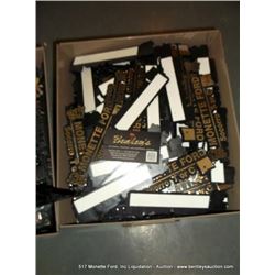 METAL BIN: MONETTE FORD STICK-ON SIGNS