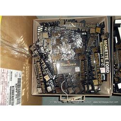 METAL BIN: MONETTE FORD STICK-ON SIGNS