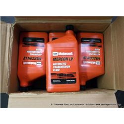 CASE: MOTORCRAFT MERCON LV AUTOMATIC TRANSMISSION FLUID 10X MONEY