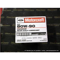 CASE: MOTORCRAFT 80W-90 PREMIUM REAR AXLE LUBRICANT 12X MONEY