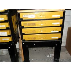 PARTS TRAY CABINET: PUSHPINS, FUEL DIPS, SPRING PINS, BOLTS