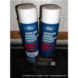 FORD SUPER SEAL AERSOL ANTICORROSIAN COMPOUND 2X MONEY