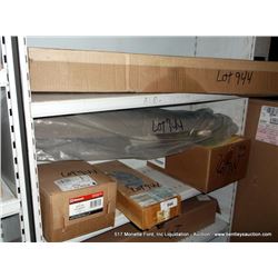 LOT: PUMP, BUCKLE, MOULDING SHAFT SHOCK ABSORBERS, INSULATORS