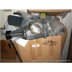 LOT: 3.8L TURBO/BOX: MISCELLANEOUS PLASTIC MOUNTS, REAR AXLE BELL HOUSING