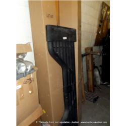 LOT: PLASTIC TAILGATE, VACUUM LINES, GLASS SLIDING WINDOWS, SIGN