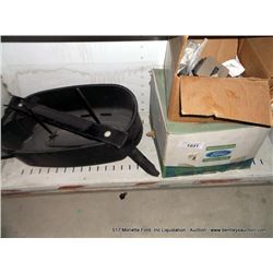 LOT: AUTO PARTS-RESEVOIR, CLAMPS, WATER PUMP