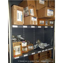 LOT: AUTO PARTS-ARM RESTS, HEAD RESTS, WEATHER STRIP, FRAME KITS