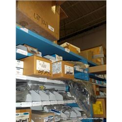 LOT: AUTO PARTS-MOULDING, BRACKETS, DECAL KITS, RETRACTORS