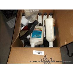 BOX:  HYDRAULIC BRAKE OIL, LUBE OIL TREATMENT, MINERAL OIL 23X MONEY