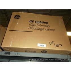 LOT: GE HIGH INTENSITY DIS CHARGE LAMPS