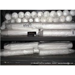 SHELF CONTENTS: FOAM CUPS