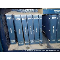 LOT: FORD WORKSHOP MANUALS