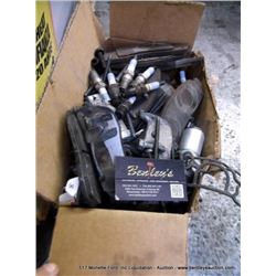 LOT: MISCELLANEOUS BRAKE PADS/SPARK PLUGS