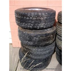 8-HOLE RIMS W/ ALL TERRAIN LT305/70R16 TIRES 4X MONEY