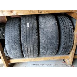 ASSORTED TIRES 4X MONEY