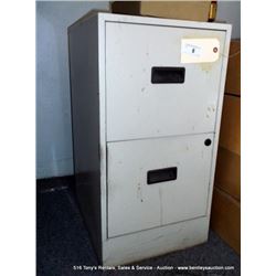 METAL 2-DRAWER FILE CABINET