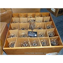 BOX: LIBBEY SOLITAIRE 8 1/2 OZ WINE GLASSES 25X THE MONEY