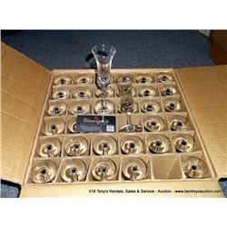 BOX: LIBBEY 8497 1 1/2 OZ CORDIAL GLASSES 36X THE MONEY