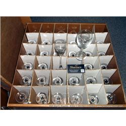BOX: EXCALIBUR WINE GLASSES 36X THE MONEY