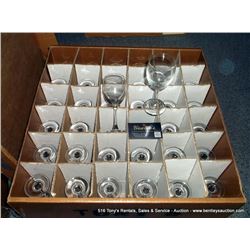 BOX: EXCALIBUR WINE GLASSES 36X THE MONEY