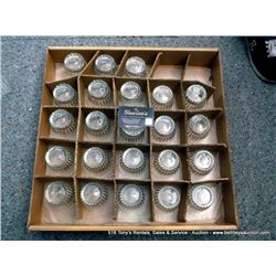 BOX: LIBBEY ROCK 8 OZ GLASSES 24X THE MONEY