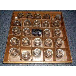 BOX: LIBBEY ROCK 8 OZ GLASSES 25X THE MONEY