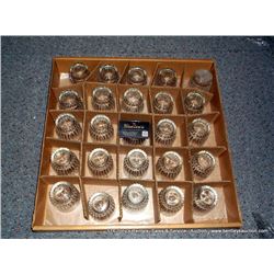 BOX: LIBBEY ROCK 8 OZ GLASSES 25X THE MONEY