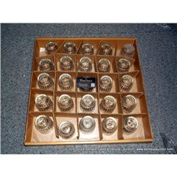 BOX: LIBBEY ROCK 8 OZ GLASSES 25X THE MONEY