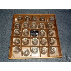 BOX: LIBBEY ROCK 8 OZ GLASSES 25X THE MONEY