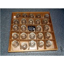 BOX: LIBBEY ROCK 8 OZ GLASSES 25X THE MONEY