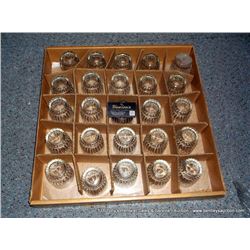 BOX: LIBBEY ROCK 8 OZ GLASSES 25X THE MONEY