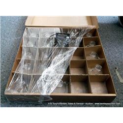 BOX: CLEAR GLASS CUP'S 22X THE MONEY