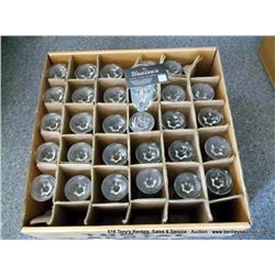 BOX: LIBBEY SOLITAIRE CHAMPAGNE GLASSES 36X MONEY